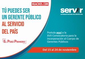 SERVIR y Minedu buscan cien profesionales para gerentes públicos en regiones SERVIR y Minedu buscan cien profesionales para gerentes públicos en regiones
