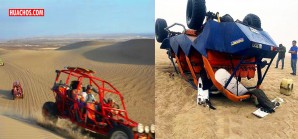 Realizan operativo contra vehículos tubulares en la laguna de Huacachina Realizan operativo contra vehículos tubulares en la laguna de Huacachina