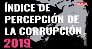 Índice de Percepciones de Corrupción (IPC) 2019 publicado por Transparencia Internacional Índice de Percepciones de Corrupción (IPC) 2019 publicado por Transparencia Internacional