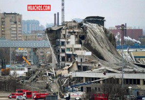 Colapsa un coliseo deportivo en San Petersburgo, Rusia | VIDEO Colapsa un coliseo deportivo en San Petersburgo, Rusia | VIDEO