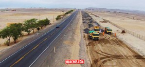La doble vía Pisco-Ica avanza viento en popa... ya están en el km 277 de la CPS La doble vía Pisco-Ica avanza viento en popa... ya están en el km 277 de la CPS