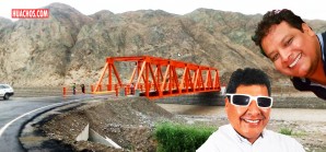 Puente que fue inaugurado pomposamente en diciembre ya se raja por pedazos Puente que fue inaugurado pomposamente en diciembre ya se raja por pedazos