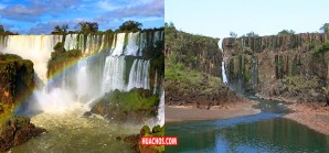 Las Cataratas del Iguazú están completamente secas | VIDEO Las Cataratas del Iguazú están completamente secas | VIDEO