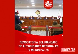 Información de interés general para el proceso de revocatoria Información de interés general para el proceso de revocatoria