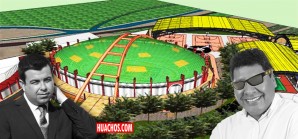 El monumental polideportivo palpeño de Alonso Navarro, bendecido por Javier Gallegos El monumental polideportivo palpeño de Alonso Navarro, bendecido por Javier Gallegos