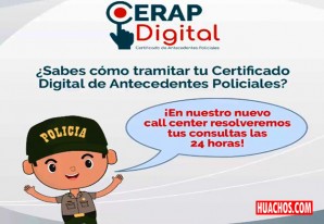 Call center de la PNP brinda orientación para tramitar certificados policiales Call center de la PNP brinda orientación para tramitar certificados policiales