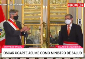 Óscar Ugarte juró este sábado como el nuevo ministro de Salud | VIDEO Óscar Ugarte juró este sábado como el nuevo ministro de Salud | VIDEO