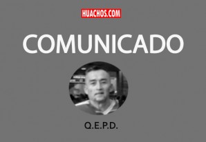 Deceso del distinguido hijo de Huachos don Jhon Edwin Llanos del Río Deceso del distinguido hijo de Huachos don Jhon Edwin Llanos del Río