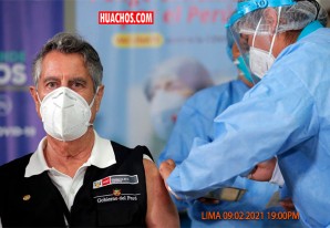 Francisco Sagasti informa que es la primera vez que se vacuna contra el virus chino Francisco Sagasti informa que es la primera vez que se vacuna contra el virus chino