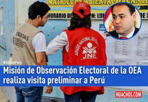 Misión de Observación Electoral de la OEA realiza visita preliminar a Perú Misión de Observación Electoral de la OEA realiza visita preliminar a Perú