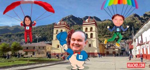 López Aliaga saluda la llegada de sus dos candidatas favoritas al Congreso por Huancavelica López Aliaga saluda la llegada de sus dos candidatas favoritas al Congreso por Huancavelica