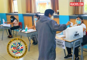 Misión Electoral de la OEA felicita a Perú por la jornada electoral del domingo Misión Electoral de la OEA felicita a Perú por la jornada electoral del domingo