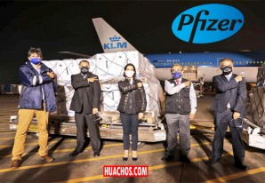 Nuevo lote de 700,000 dosis de las vacunas Pfizer arribó anoche al país Nuevo lote de 700,000 dosis de las vacunas Pfizer arribó anoche al país