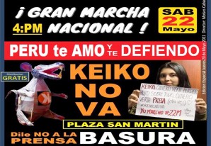 La gran marcha nacional contra la candidatura de Keiko Fujimori | DIRECTO La gran marcha nacional contra la candidatura de Keiko Fujimori | DIRECTO