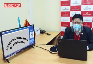 Audiencia pública virtual en Acobamba el viernes 18 de junio Audiencia pública virtual en Acobamba el viernes 18 de junio