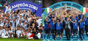 Argentina, campeona de la Copa América 2020, Italia campeona de la Euro 2020 Argentina, campeona de la Copa América 2020, Italia campeona de la Euro 2020