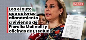 Lea el auto completo que autorizó el allanamiento y descerraje de la casa de F. Mollinelli Lea el auto completo que autorizó el allanamiento y descerraje de la casa de F. Mollinelli