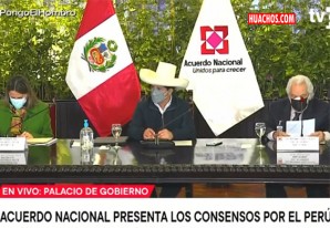 Acuerdo Nacional presentó los “Consensos por el Perú” | VIDEO Acuerdo Nacional presentó los “Consensos por el Perú” | VIDEO