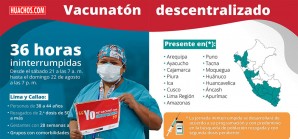 Pandemia Covid-19:: Vacunatón Lima y regiones 36 horas ininterrumpidas | VIDEO Pandemia Covid-19:: Vacunatón Lima y regiones 36 horas ininterrumpidas | VIDEO