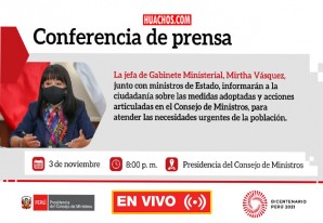Mirtha Vásquez brinda conferencia de prensa tras Consejo de Ministros | DIRECTO Mirtha Vásquez brinda conferencia de prensa tras Consejo de Ministros | DIRECTO