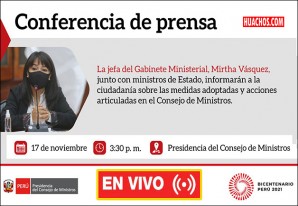 Mirtha Vásquez brinda a las 3:30 pm conferencia de prensa | DIRECTO Mirtha Vásquez brinda a las 3:30 pm conferencia de prensa | DIRECTO