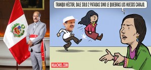 Presidente del Consejo de Ministros, Héctor Valer, un jodido pegalón y pésimo inquilino Presidente del Consejo de Ministros, Héctor Valer, un jodido pegalón y pésimo inquilino