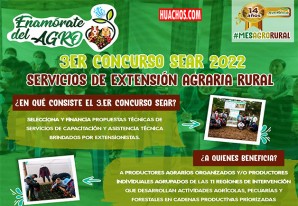 Concurso SEAR 2022 para agricultores organizados que quieran mejorar sus cadenas productivas Concurso SEAR 2022 para agricultores organizados que quieran mejorar sus cadenas productivas