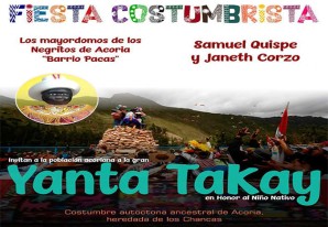 Yanta Takay, fiesta tradicional costumbrista huancavelicana | VIDEO Yanta Takay, fiesta tradicional costumbrista huancavelicana | VIDEO