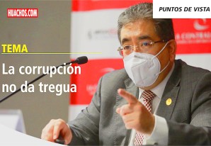 Contralor General de la República: La corrupción no da tregua Contralor General de la República: La corrupción no da tregua