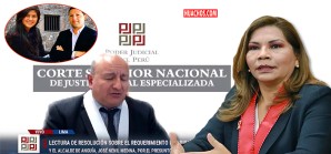 Dilación inconfortable por el juez Johnny Gómez en la lectura de la resolución Dilación inconfortable por el juez Johnny Gómez en la lectura de la resolución