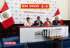 Congreso ofrece conferencia de prensa tras sostener reunión con delegación de OEA Congreso ofrece conferencia de prensa tras sostener reunión con delegación de OEA