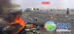 AGAP exige a presidenta Dina Boluarte garantice el libre tránsito en Ica AGAP exige a presidenta Dina Boluarte garantice el libre tránsito en Ica