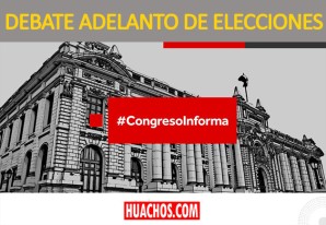 Pleno del Congreso aprobó reconsideración del proyecto de ley para adelanto de elecciones Pleno del Congreso aprobó reconsideración del proyecto de ley para adelanto de elecciones