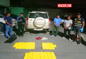 NASCA: Caen en la malla policial 4 sujetos con 55 kilos de cocaína de alta pureza NASCA: Caen en la malla policial 4 sujetos con 55 kilos de cocaína de alta pureza