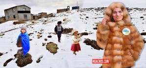 En las frías alturas de Huancavelica, algunas están mejor abrigadas que otros En las frías alturas de Huancavelica, algunas están mejor abrigadas que otros