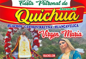 Programa completo de la fiesta patronal del Anexo de Quichua 2023 Programa completo de la fiesta patronal del Anexo de Quichua 2023