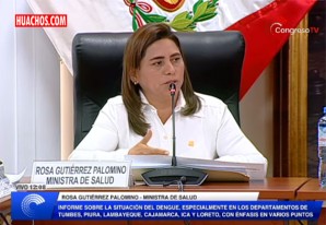 Ministra de Salud dice que no renunciará pese a reiterados pedidos por crisis del dengue Ministra de Salud dice que no renunciará pese a reiterados pedidos por crisis del dengue