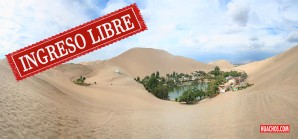 Estudiantes ya no pagarán por ingresar a la Huacachina, Ica Estudiantes ya no pagarán por ingresar a la Huacachina, Ica