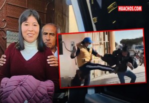 Familiares de B. Chávez reciben a periodistas con huaracazos, chicotes, puntapies, ajos y cebollas | VIDEO Familiares de B. Chávez reciben a periodistas con huaracazos, chicotes, puntapies, ajos y cebollas | VIDEO