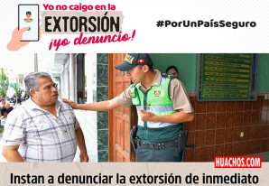 “Yo no caigo en la extorsión, yo denuncio”: hazlo de inmediato | VIDEO “Yo no caigo en la extorsión, yo denuncio”: hazlo de inmediato | VIDEO
