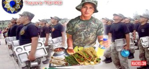 El nuevo menú en la charola de los valerosos soldados peruanos El nuevo menú en la charola de los valerosos soldados peruanos