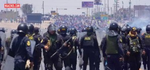 Ica: 18 efectivos policiales resultaron heridos tras violentas protestas en el sector de Barrio Chino Ica: 18 efectivos policiales resultaron heridos tras violentas protestas en el sector de Barrio Chino