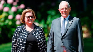 Le cae la quincha a "El Gringo" y a su mujer Nancy Lange Le cae la quincha a "El Gringo" y a su mujer Nancy Lange