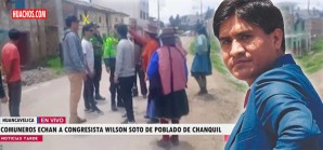 Congresista huancavelicano Wilson Soto es expulsado de su pueblo Changuil | VIDEO Congresista huancavelicano Wilson Soto es expulsado de su pueblo Changuil | VIDEO