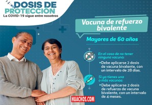 60 años y más o personas con alguna comorbilidad requieren 2 refuerzos de vacuna bivalente 60 años y más o personas con alguna comorbilidad requieren 2 refuerzos de vacuna bivalente