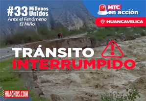 Carretera Huachos - Arma está interrumpido en el sector Palca - Joyo | VIDEO Carretera Huachos - Arma está interrumpido en el sector Palca - Joyo | VIDEO