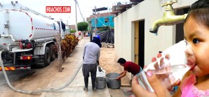 Alivio general en Chincha Alta. Ya llegaron las tanquedas de agua potable para los sedientos Alivio general en Chincha Alta. Ya llegaron las tanquedas de agua potable para los sedientos