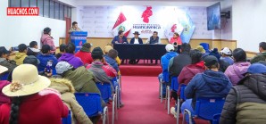 Jornada de trabajo del gobernador regional de Huancavelica con el distrito de Huachos Jornada de trabajo del gobernador regional de Huancavelica con el distrito de Huachos