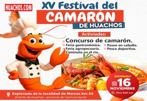 Se invita al público en general al Festival del Camarón de Huachos este domingo 16 de noviembre Se invita al público en general al Festival del Camarón de Huachos este domingo 16 de noviembre