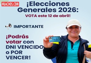 Ciudadanía podrá votar con DNI vencido en Elecciones Generales del 12 de abril Ciudadanía podrá votar con DNI vencido en Elecciones Generales del 12 de abril